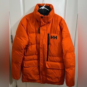 Helly Hansen Men’s Patrol Orange Puffer Parka